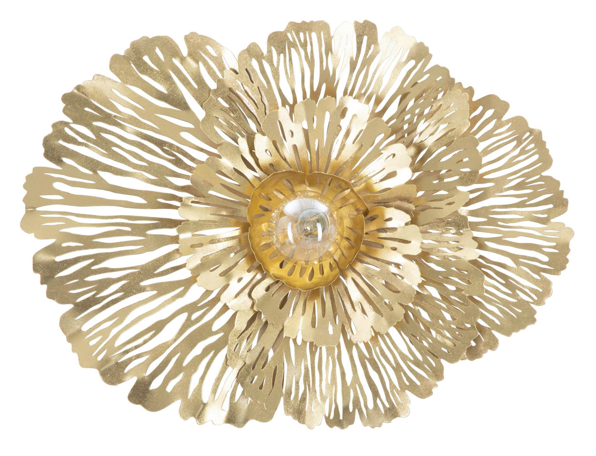 WANDLEUCHTE 56.5/12/42.5 cm  - Goldfarben, Trend, Metall (56.5/12/42.5cm) - Mauro Ferretti