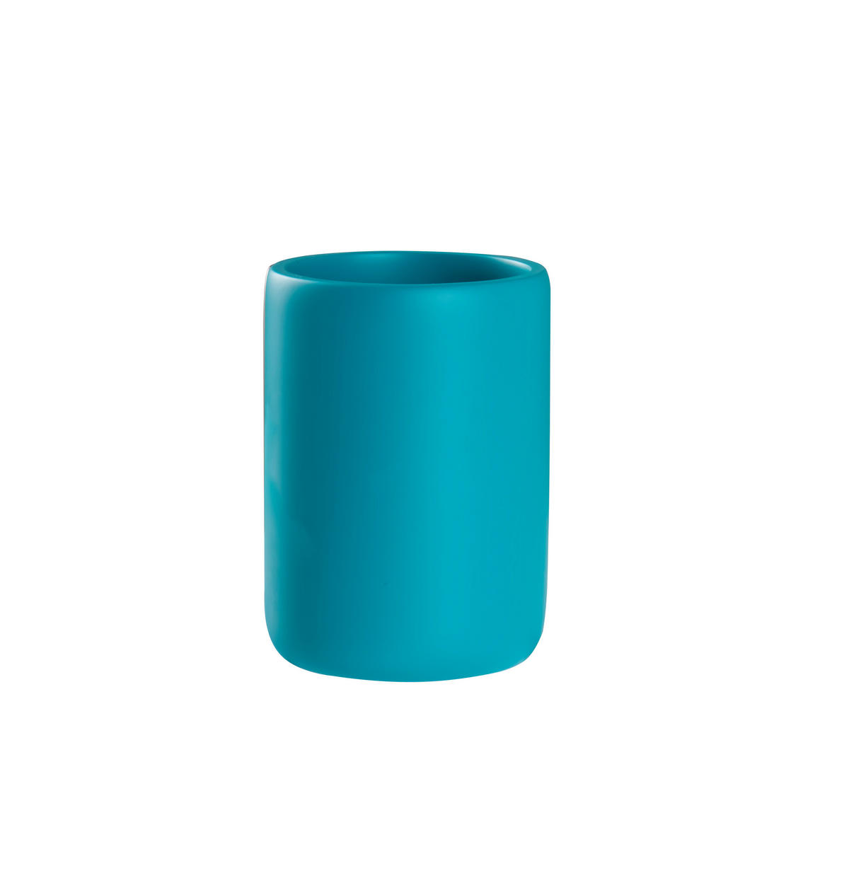 ZAHNPUTZBECHER Kunststoff  - Petrol, Basics, Kunststoff (7,3/9,8/7,3cm) - Sadena