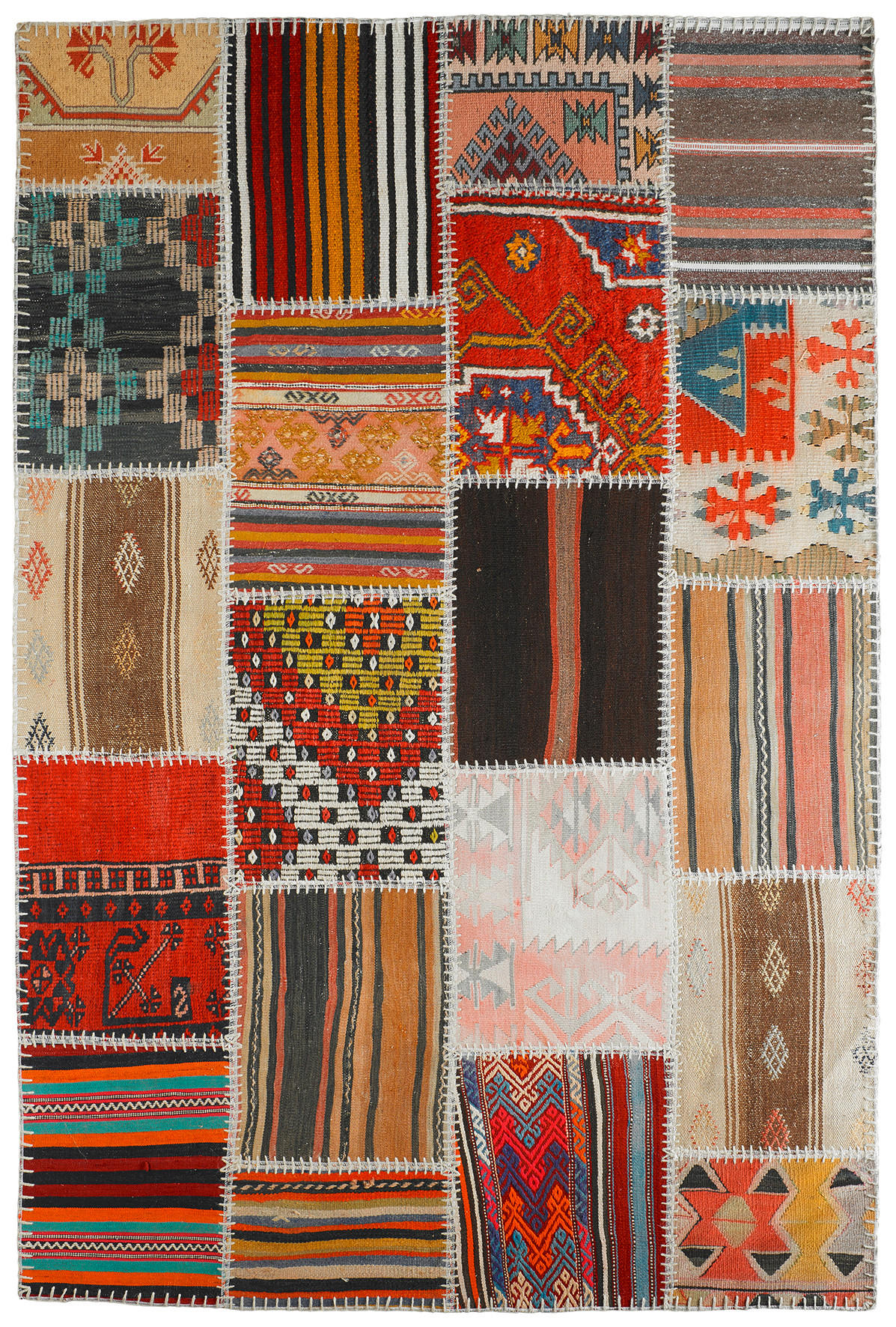 WEBTEPPICH 120/170 cm Multicolor  - Multicolor, Basics, Textil (120/170cm) - Obsession