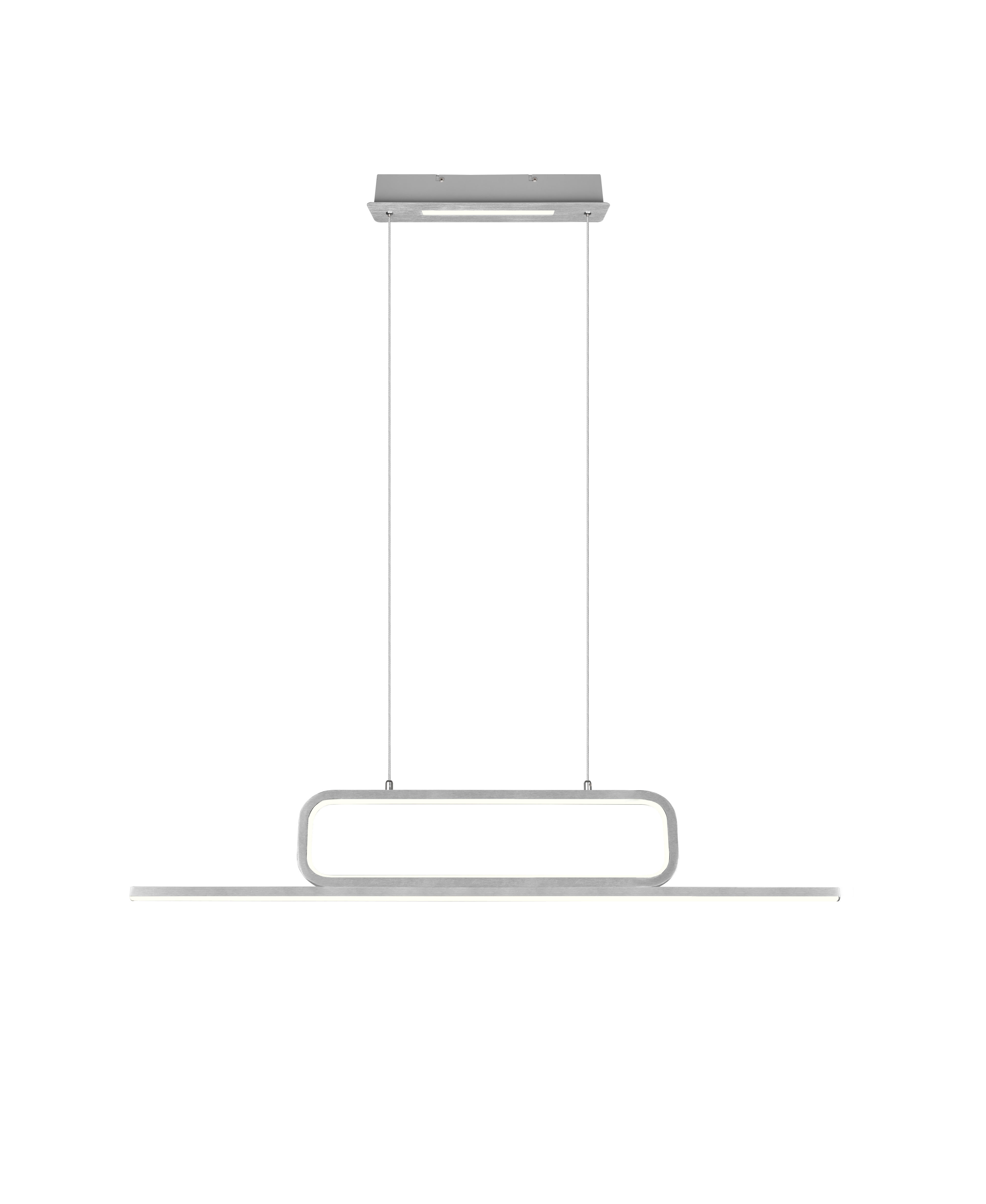 LED-HÄNGELEUCHTE  - Alufarben, Basics, Metall (110/7,5/150cm) - Trio Leuchten