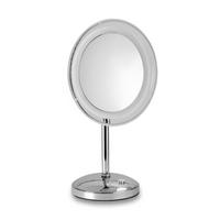 SCHMINKSPIEGEL 23/39/15 cm  - Chromfarben, Basics, Glas/Kunststoff (23/39/15cm) - Sadena