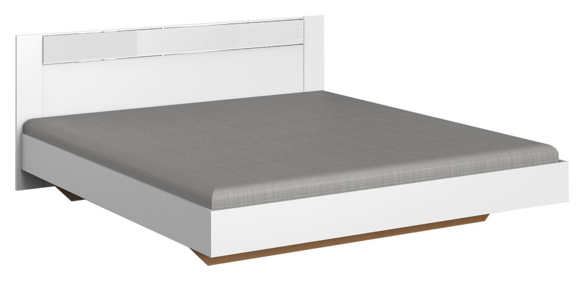 FUTONÁGY  fehér  - fehér, Design, faalapú anyag (169/81/210cm) - Ti'me