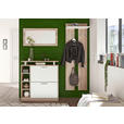 GARDEROBE 4-teilig  in 155/190/25 cm  - Weiß/Sonoma Eiche, Basics, Holzwerkstoff (155/190/25cm) - Carryhome