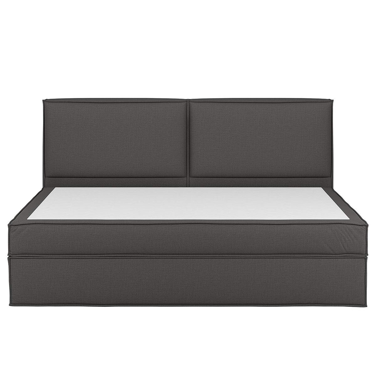 BOXSPRINGBETT 240/220 cm  in Anthrazit  - Anthrazit, Design, Textil (240/220cm) - home24