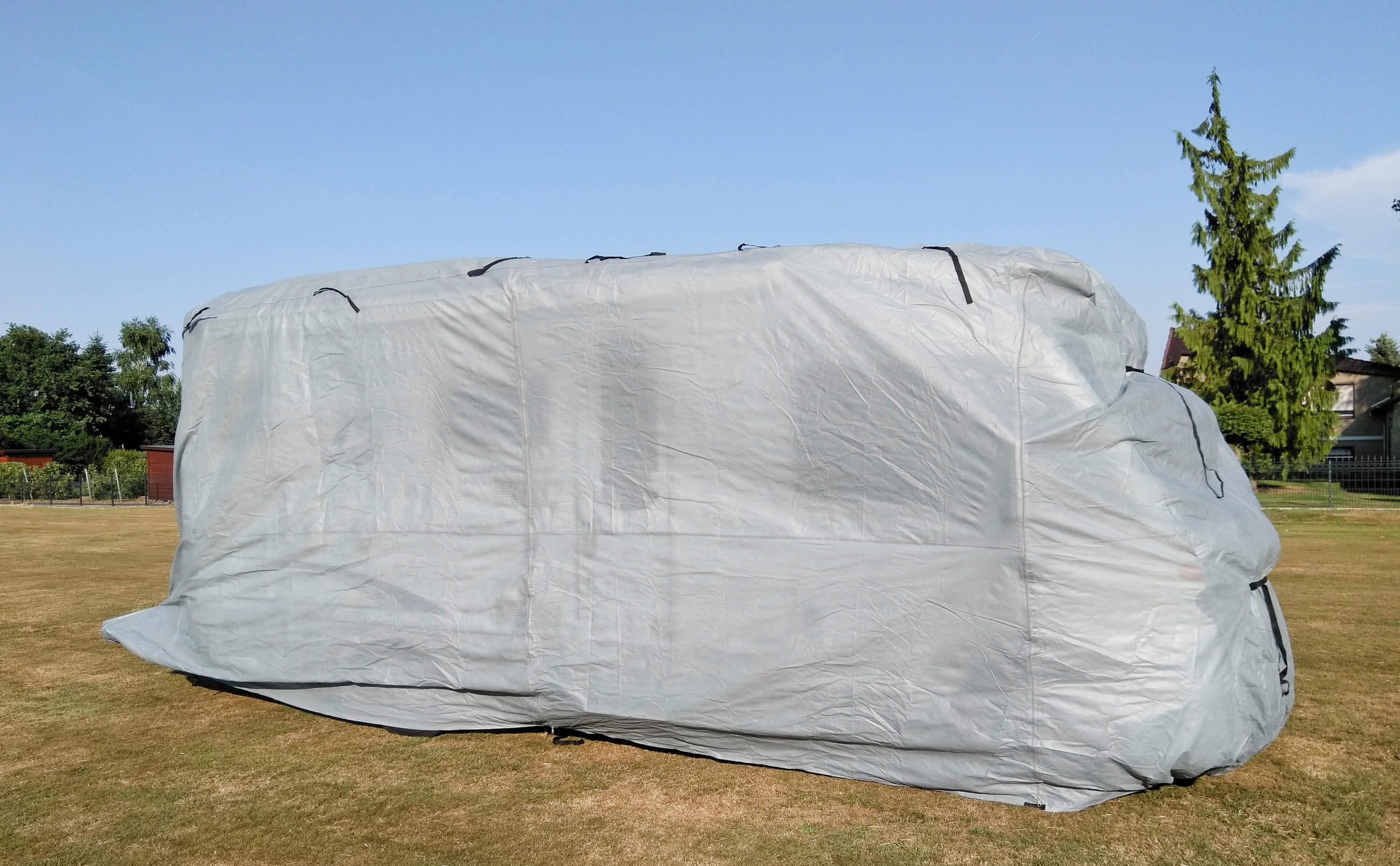 ZAKRÝVACÍ PLACHTA   - šedá, Basics, plast (235/275/610cm)