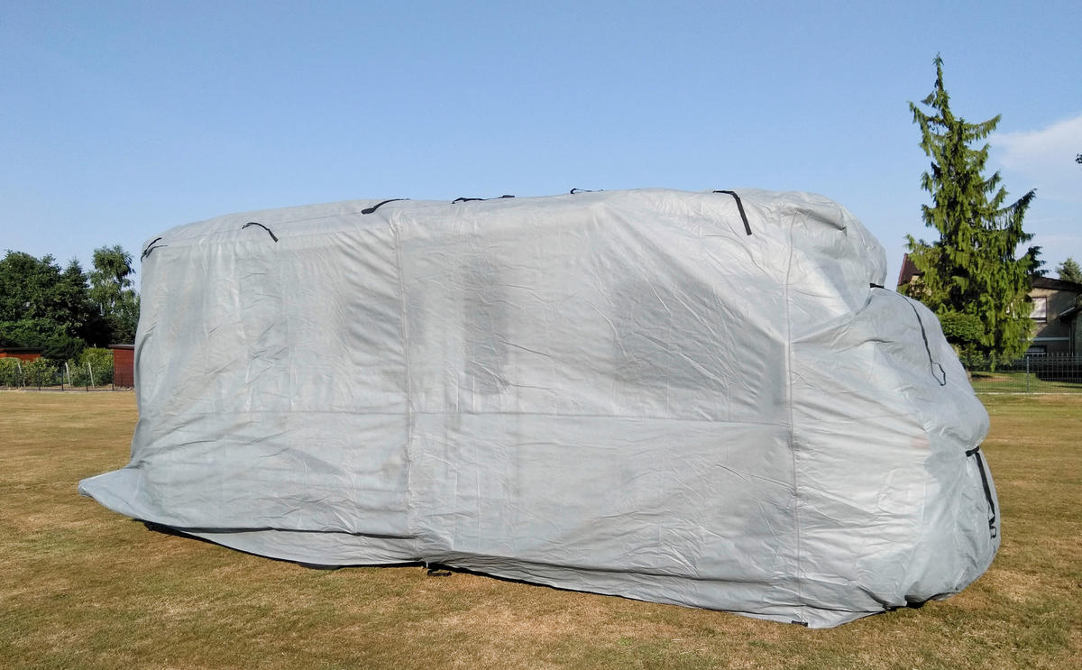 ZAKRÝVACÍ PLACHTA   - šedá, Basics, plast (235/275/610cm)