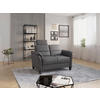 2-SITZER-SOFA in Mikrofaser Anthrazit  - Wengefarben/Anthrazit, Konventionell, Holz/Textil (149/89/89cm) - Sit & More