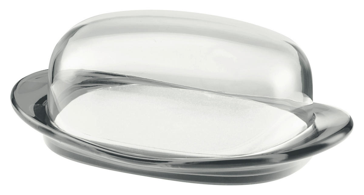 POSODICA ZA MASLO   20,00/7,50/12,30 cm           - siva/prozorno, Konvencionalno, umetna masa (20,00/7,50/12,30cm) - GUZZINI