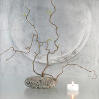 MALBA NA PLÁTNĚ, zen, 30/30/3 cm - vícebarevná, Konvenční, dřevo/papír (30/30/3cm) - Euroart