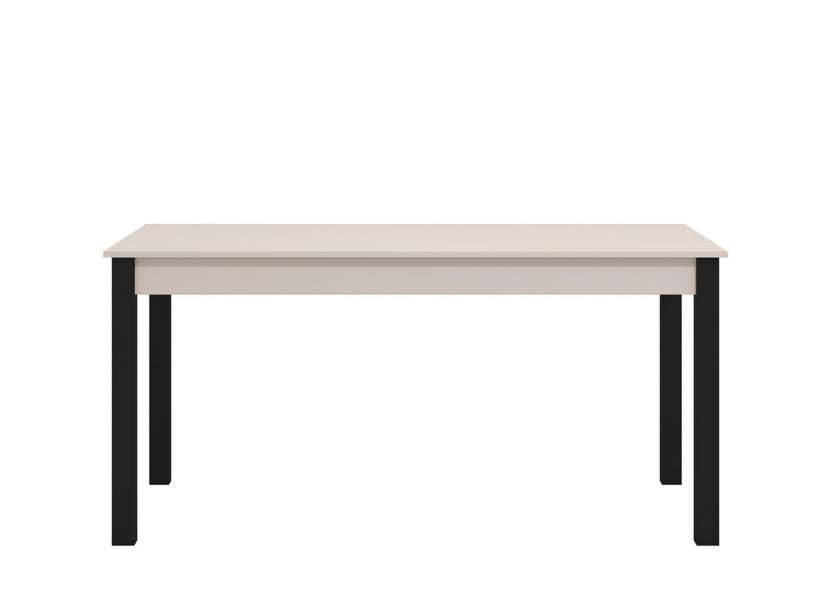 ÉTKEZŐASZTAL - fekete/kasmír, Basics, faalapú anyag (160/77/80cm) - Ti'me