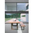 SITZBANK Teakholz massiv - Design, Holz/Metall (200/45/36cm) - Kare-Design SITZBANK Teakholz massiv - Design, Holz/Metall (200/45/36cm) - Kare-Design