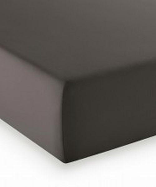 ELASTICKÉ PROSTĚRADLO, tmavě hnědá, 180/200 cm - tmavě hnědá, Basics, textil (180/200cm) - Fleuresse