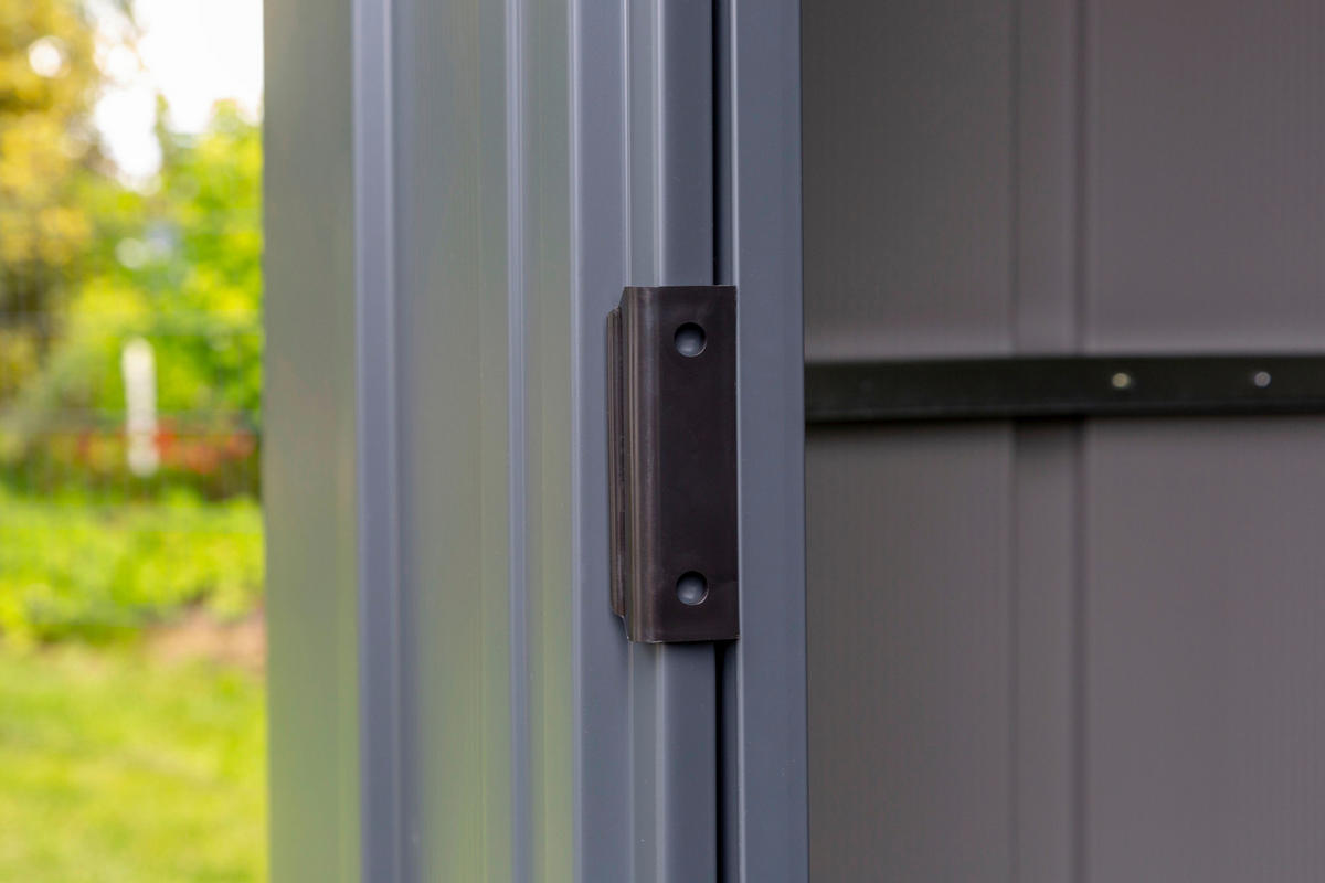 DOMČEK NA NÁRADIE   - sivá, Basics, kov (194/191/151cm)