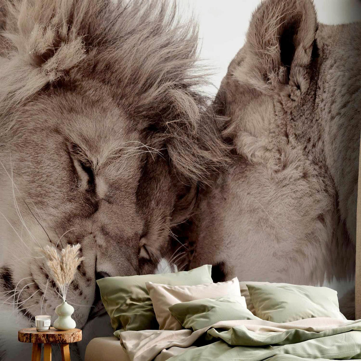 FOTOTAPETE  - Beige/Weiß, LIFESTYLE, Textil (400/280cm) - artgeist