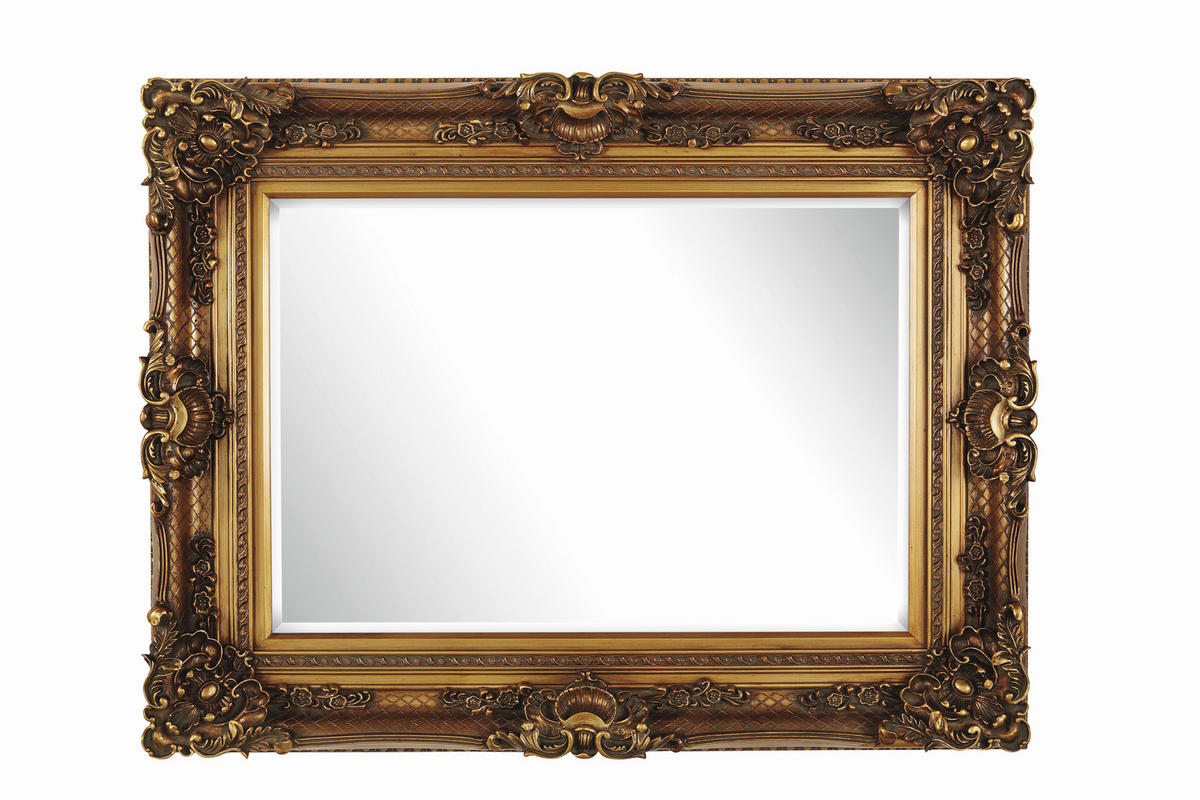 Oglindă 98/128/10,7 cm    - auriu, Lifestyle, lemn (98/128/10,7cm) - Landscape