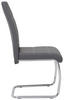 SCHWINGSTUHL Lederlook Grau  - Chromfarben/Weiß, Design, Textil/Metall (43/98/59cm) - Carryhome