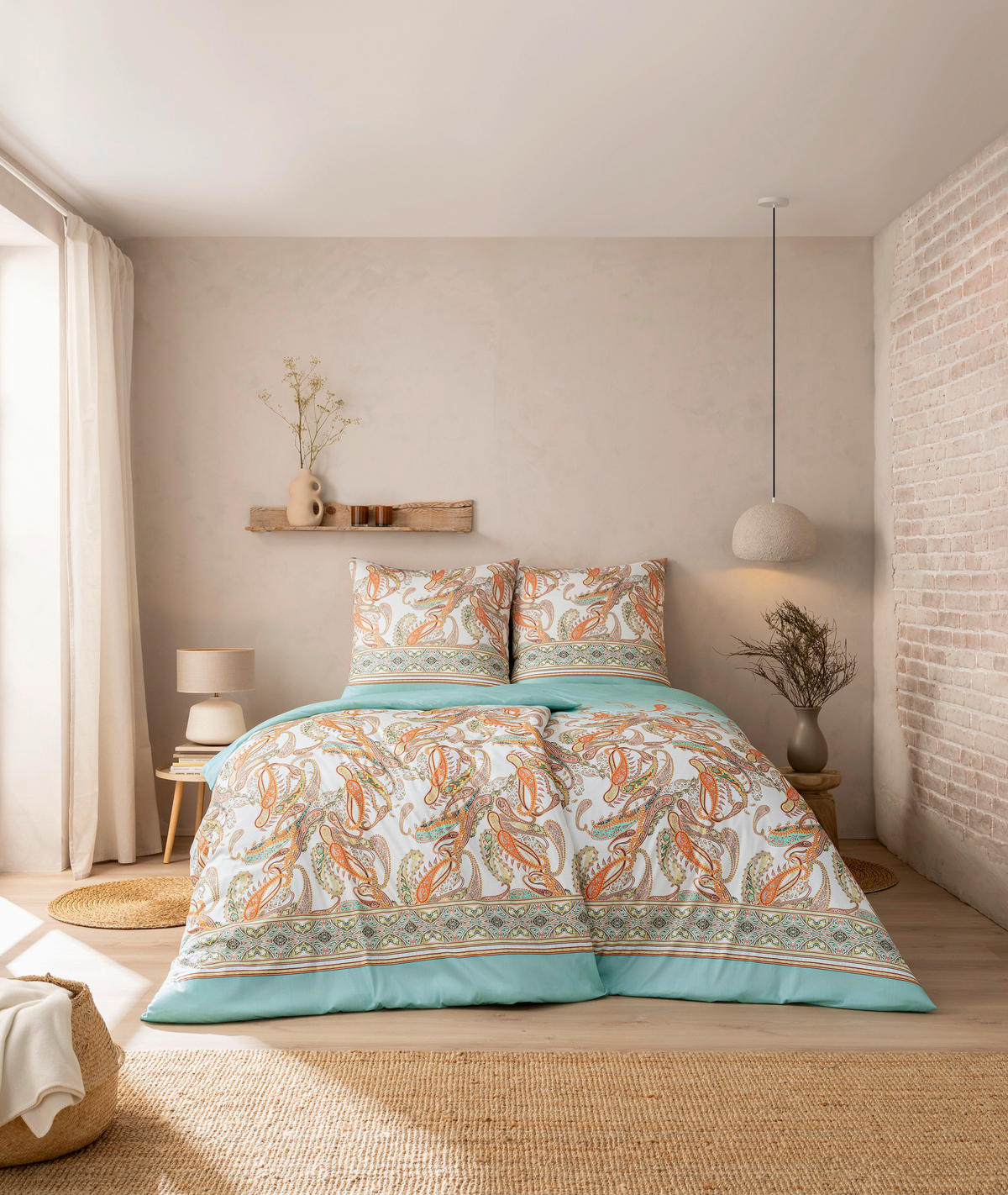 BETTWÄSCHE Atelier Interlock-Jersey 135/200 cm  - Hellblau, Design, Textil (135/200cm) - Estella