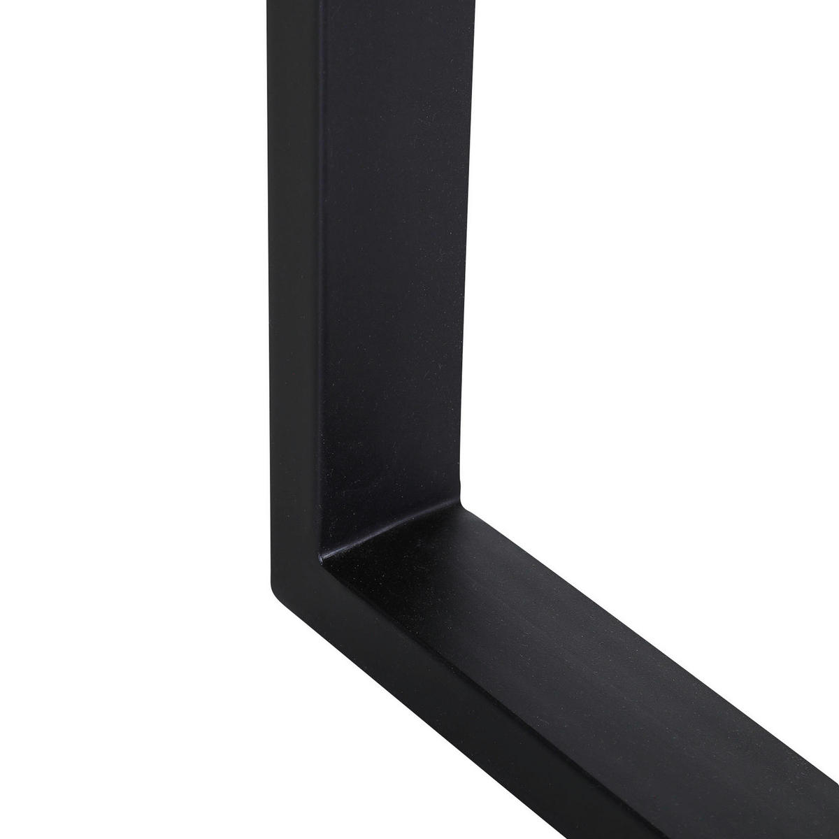 ESSTISCH in Holz 180/90/76 cm  - Schwarz/Naturfarben, Trend, Holz/Metall (180/90/76cm) - Landscape