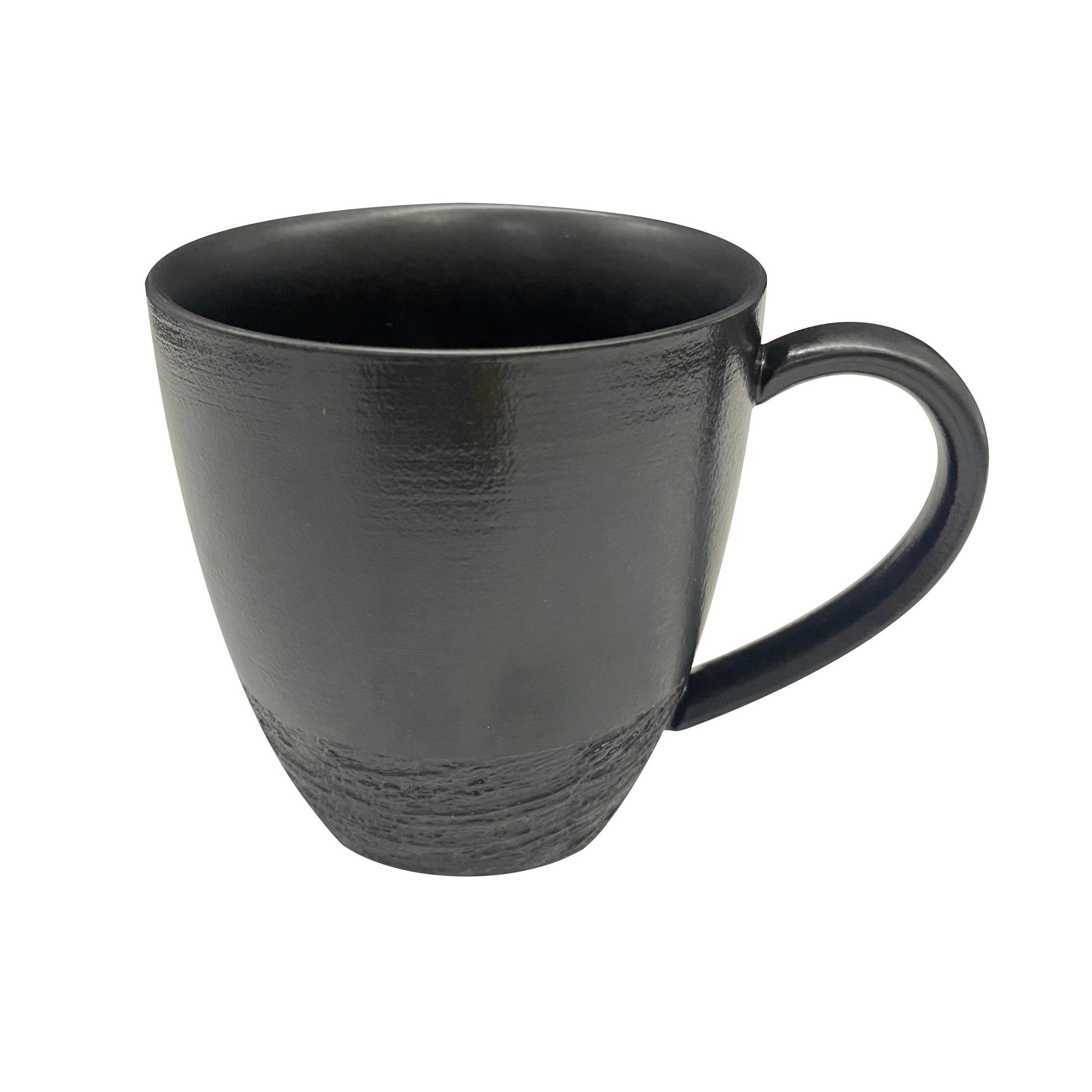 ŠOLJA ZA KAFU - crna, Dizajnerski, keramika (340ml) - Novel