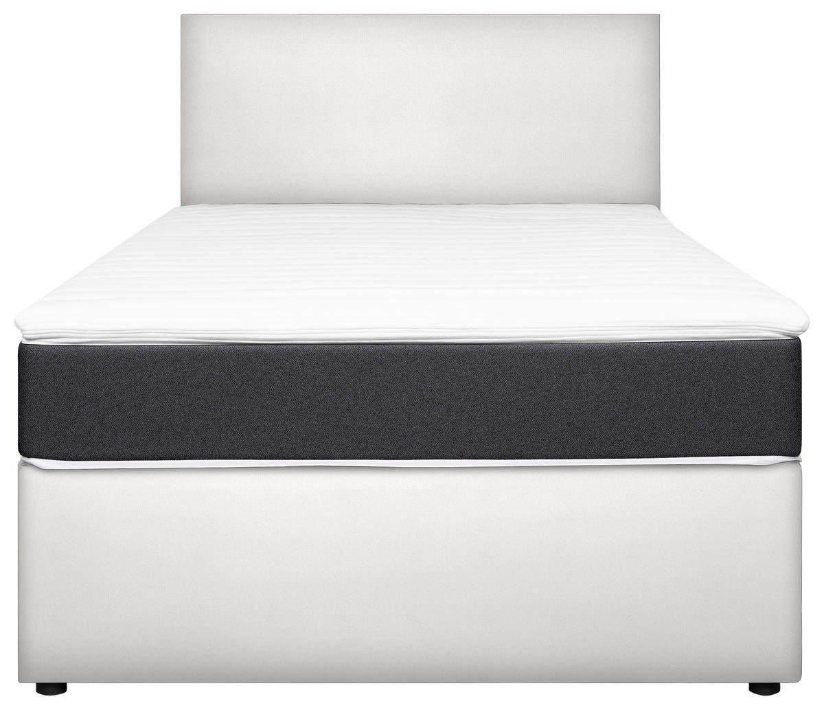 BOXBETT 180/200 cm  in Anthrazit, Weiß  - Anthrazit/Weiß, KONVENTIONELL, Holz/Holzwerkstoff (180/200cm) - MID.YOU