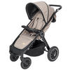 BUGGY Smart  - Taupe/Schwarz, Trend, Textil/Metall (115/56/105cm) - Jimmylee