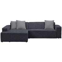 ECKSOFA in Chenille Anthrazit   - Dunkelgrau/Anthrazit, KONVENTIONELL, Kunststoff/Textil (188/280cm) - Carryhome