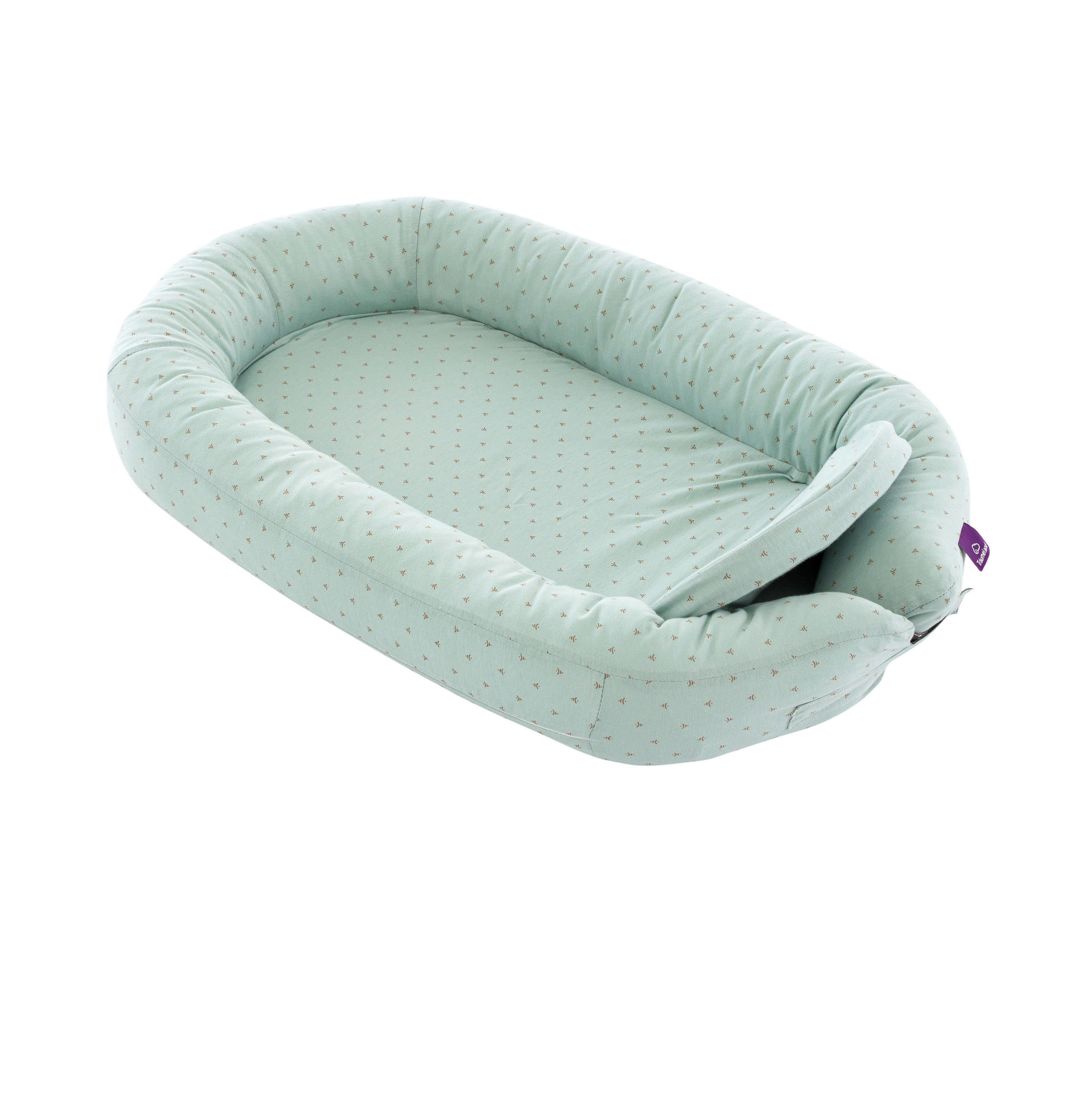 KUSCHELNEST Home Comfort  76/52/8 cm   - Hellblau, Basics, Textil (76/52/8cm) - Träumeland