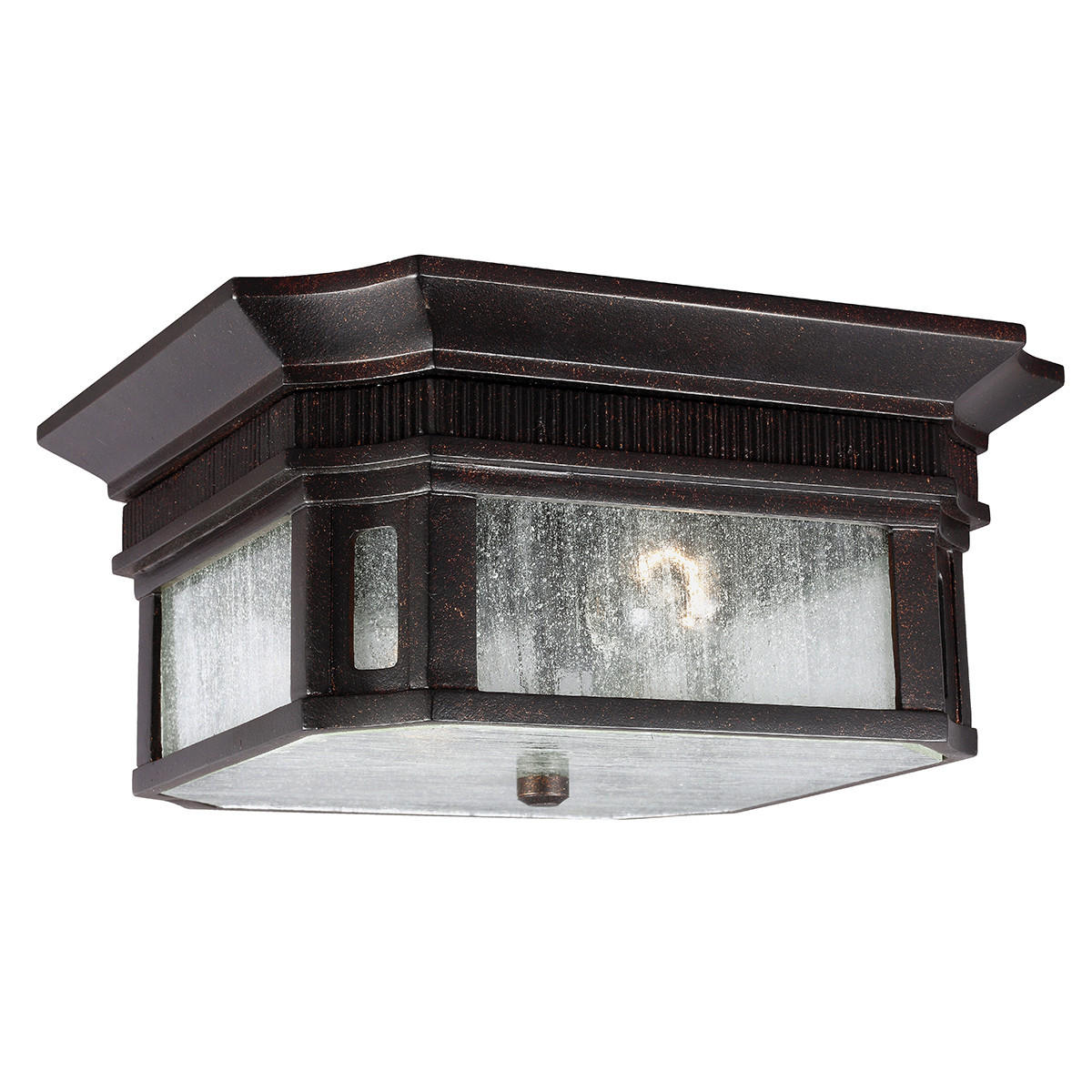 AUSSENDECKENLEUCHTE - Bronzefarben, Basics, Glas/Metall (33.1/14.9 cm) - Elstead Lighting