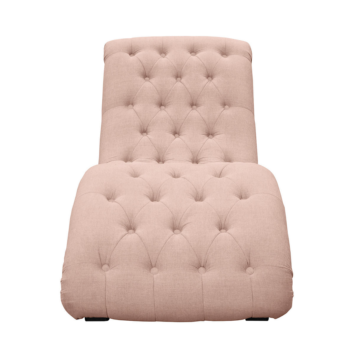 RELAXLIEGE Mikrofaser Rosa  - Schwarz/Rosa, Design, Kunststoff/Textil (67/90/159cm) - P & B