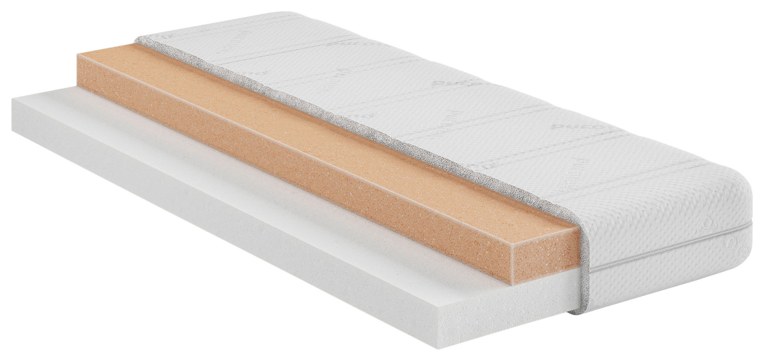 Thumbnail - Livetastic Kindermatratze Nilo, Weiß, Textil, Füllung: Schaumstoff, 70x140 cm, Bezug abnehmbar/waschbar, antibakteriell,...