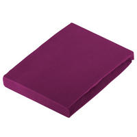 SPANNLEINTUCH 180/200 cm Jersey  - Beere/Violett, Basics, Textil (180/200cm) - Novel