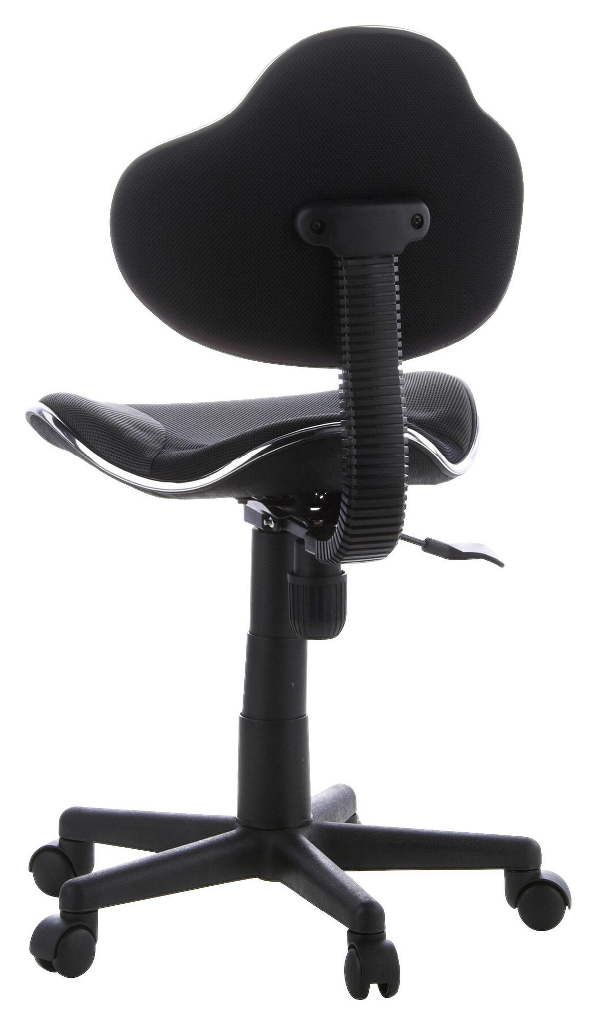JUGENDDREHSTUHL Grau, Schwarz  - Schwarz/Grau, Basics, Kunststoff (45/86-101/42cm) - MID.YOU