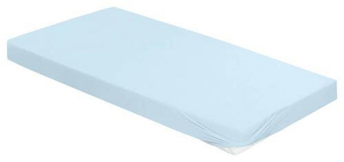 SPANNBETTTUCH Jersey  - Türkis, KONVENTIONELL, Textil (190/200cm) - Irisette
