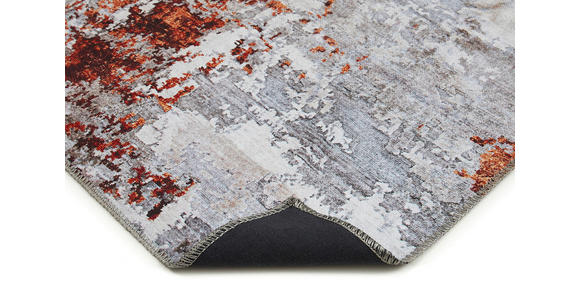 VINTAGE-TEPPICH 120/170 cm Lago Grau, Rostfarben - Rostfarben/Grau, Design, Textil (120/170cm) - Novel