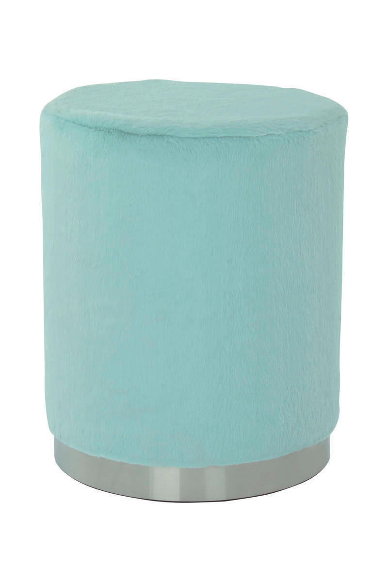 HOCKER Hellblau  - Hellblau, MODERN, Kunststoff (36/44/36cm) - Kayoom