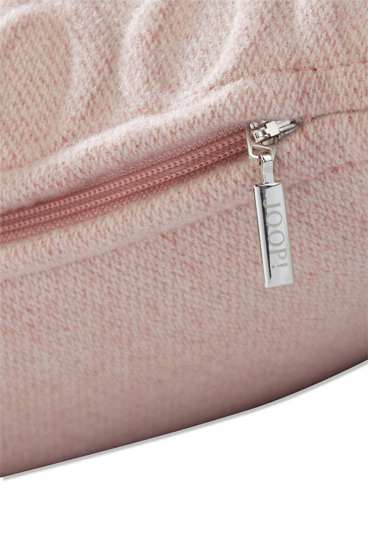 KISSENHÜLLE J! Signature rose 40/40 cm  - Hellrosa, Design, Textil (40/40cm) - Joop!