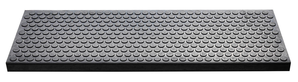 FUßMATTE 25/75 cm Stufenmatte In- and Outoor  - Anthrazit, KONVENTIONELL, Kunststoff (25/75cm) - Esposa
