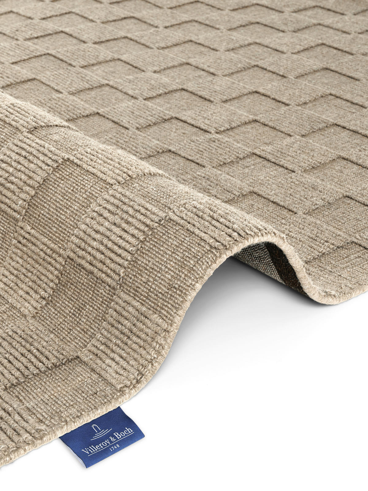 WEBTEPPICH  Wohnzimmer 120/170 cm Kollektion 1766 Grau, Beige rechteckig  - Beige/Grau, Basics, Textil (120/170cm) - Villeroy & Boch