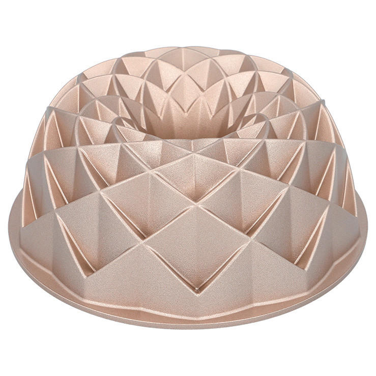 GUGELHUPFFORM  - Goldfarben, Design, Metall (23/9,5cm) - Birkmann