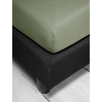 SPANNBETTTUCH Jersey  - Grün, KONVENTIONELL, Textil (90-100/200cm) - Irisette