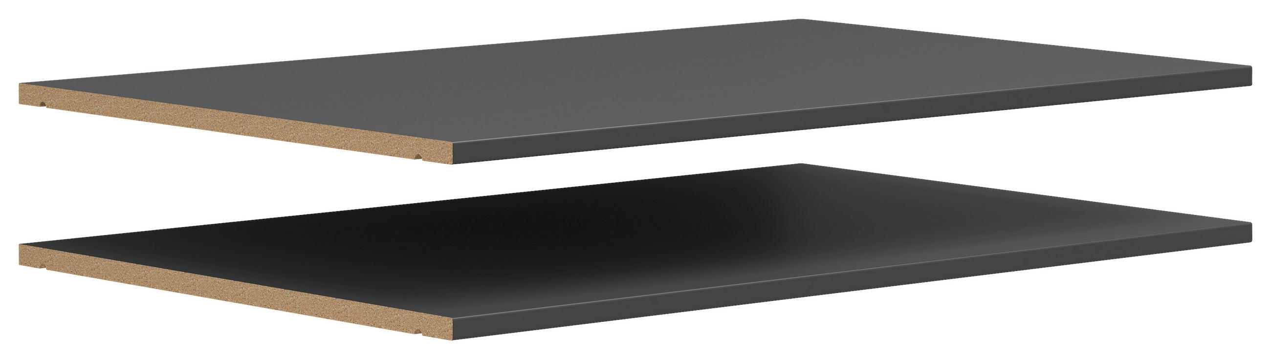 EINLEGEBODEN 77/1,5/48 cm   - Graphitfarben, Modern, Holzwerkstoff (77/1,5/48cm) - Carryhome