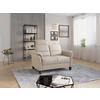 2-SITZER-SOFA in Mikrofaser Beige  - Wengefarben/Beige, Konventionell, Holz/Textil (149/89/89cm) - Sit & More