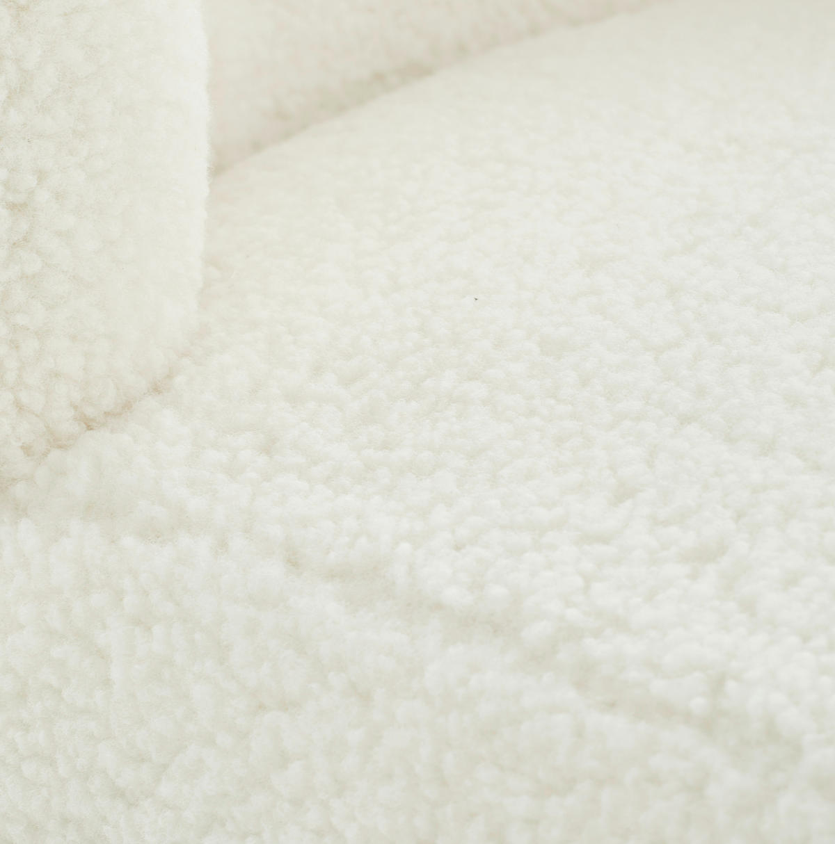 SESSEL Bouclé Weiß    - Weiß, MODERN, Holz/Textil (64/71/73cm) - Livetastic