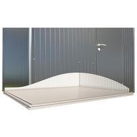 FUNDAMENT  - Silberfarben, Design, Metall (222/18/166cm) - Biohort