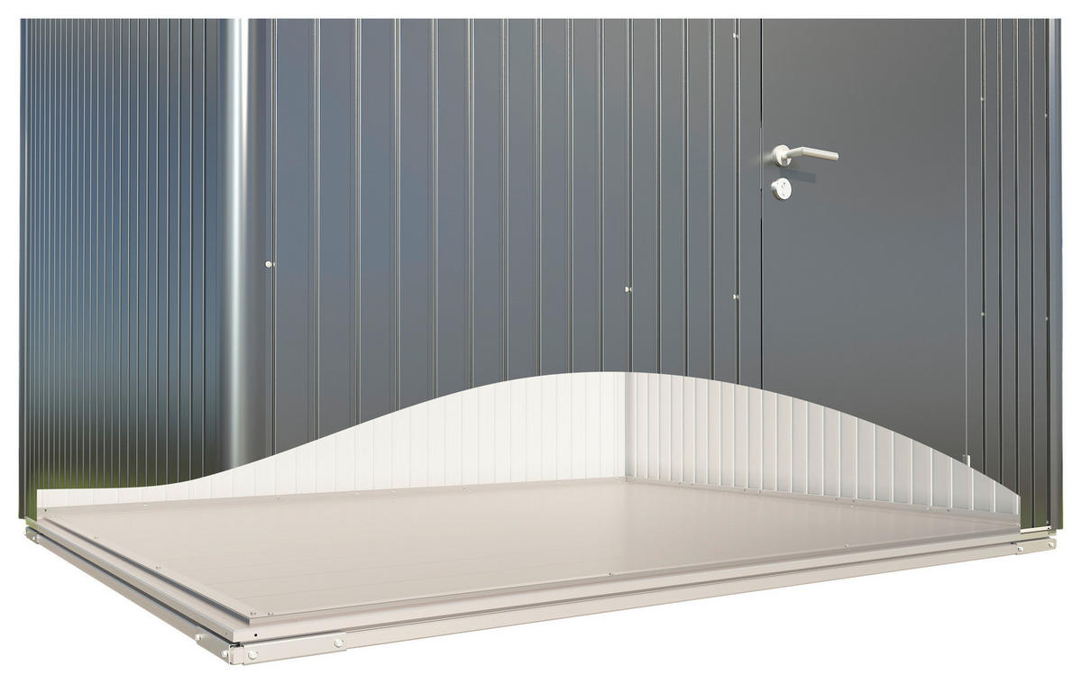 FUNDAMENT  - Silberfarben, Design, Metall (222/18/166cm) - Biohort