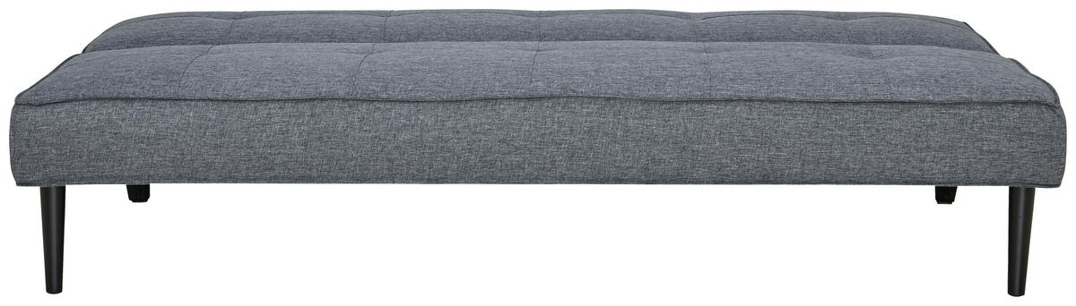 CANAPEA EXTENSIBILĂ textil gri închis  - gri închis/negru, Design, textil (180/77/93cm) - Carryhome