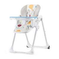 HOCHSTUHL Yummy  - Multicolor/Hellgrau, Basics (55.5/105/84.5cm) - kinderkraft