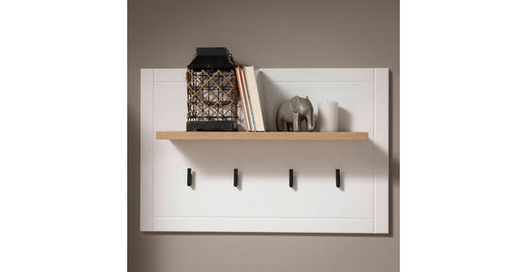 GARDEROBE 4-teilig  in 175/194,5/41 cm  - Weiß/Eiche Artisan, Basics, Holzwerkstoff (175/194,5/41cm) - Carryhome