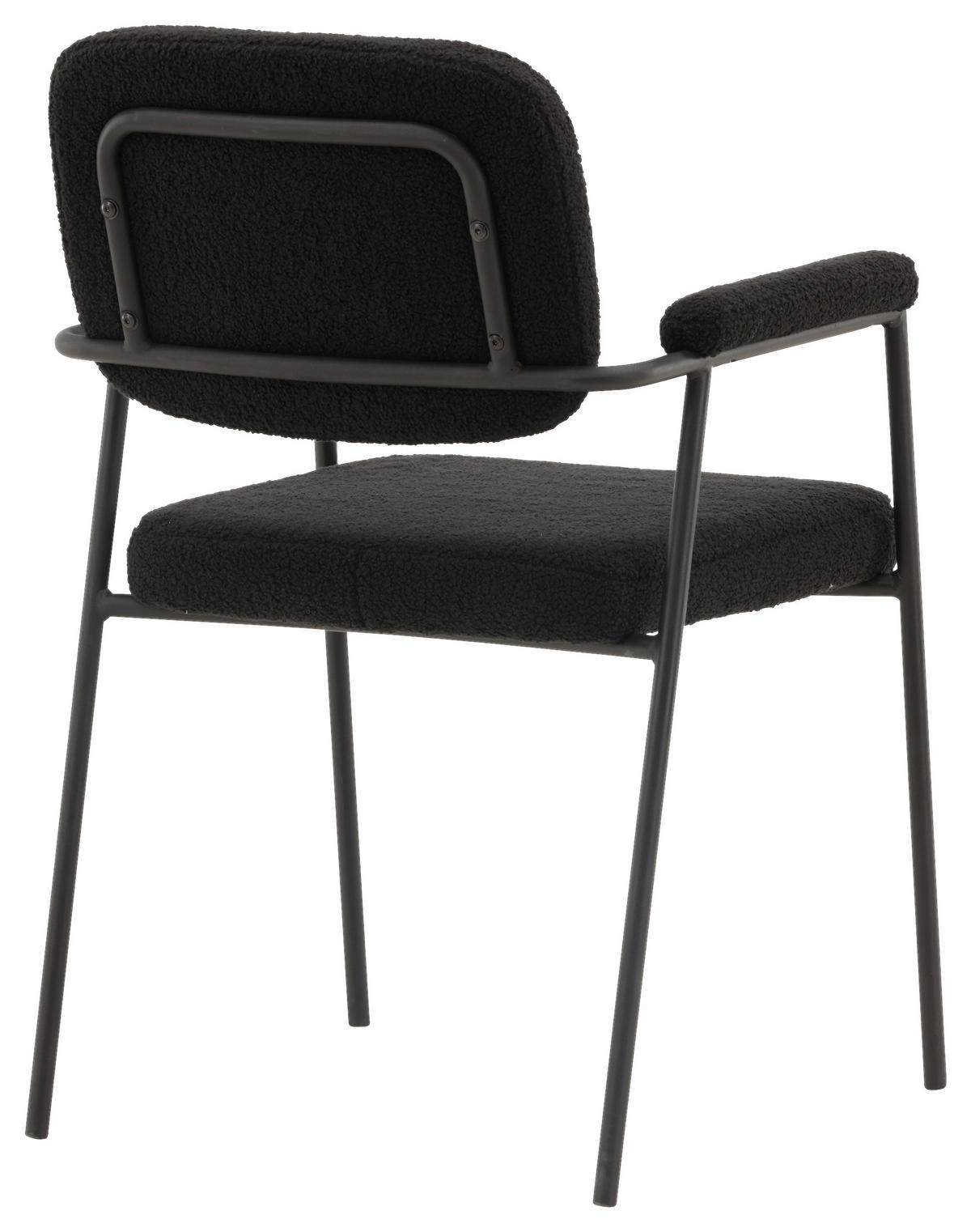 STOLSET stål  - svart, Design, metall/textil (58/90/61cm) - Livetastic