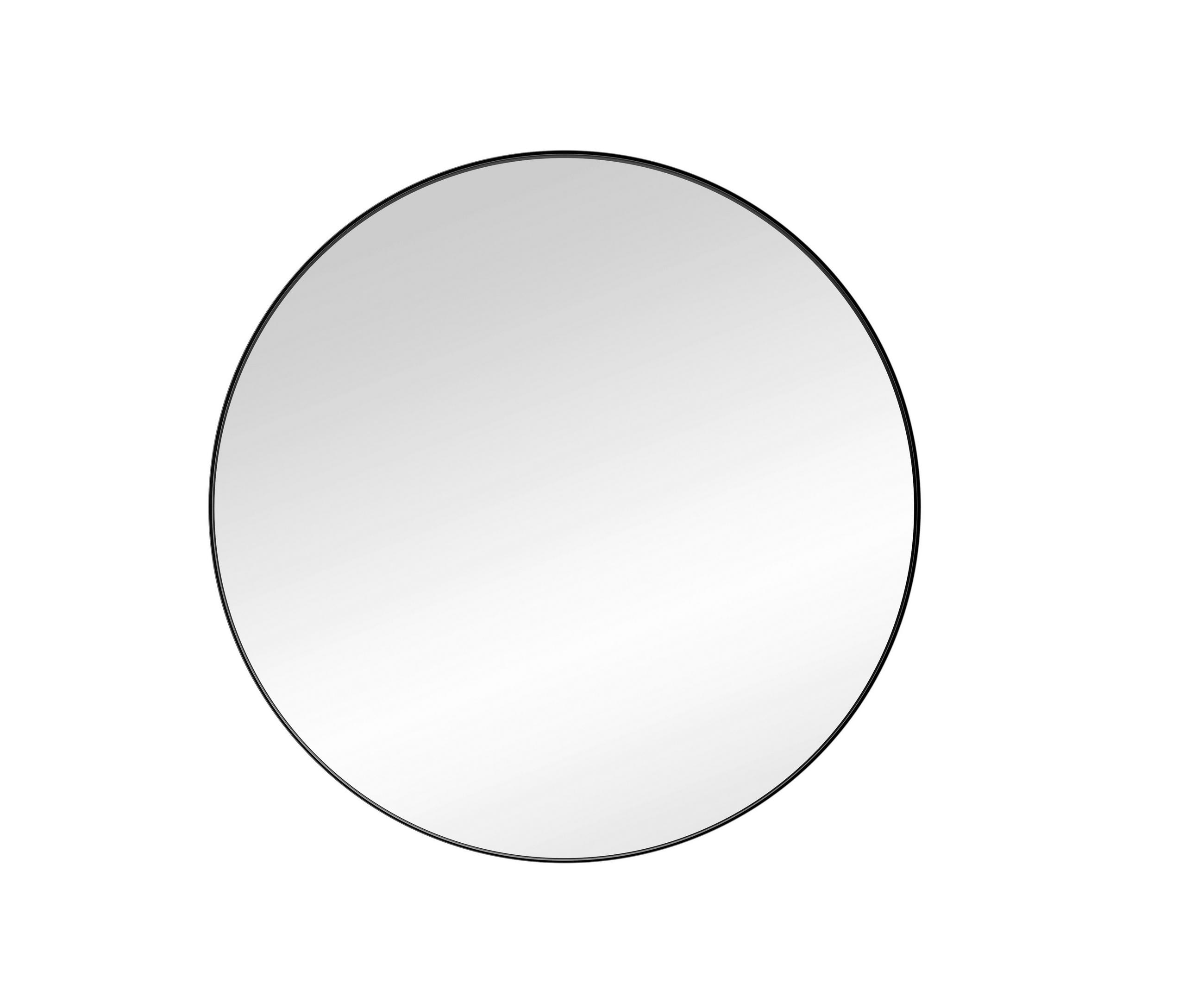 WANDSPIEGEL Schwarz  - Schwarz, MODERN, Glas/Metall (150/150/3cm) - Milino